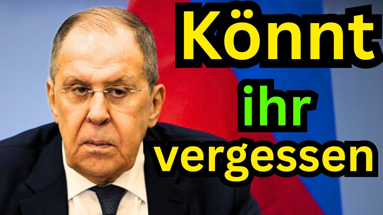Lawrow antwortet Selenski und dem Westen auf ihre "Waffenstillstands-Angebote" an Russland