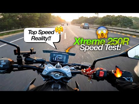 Hero Xtreme 250R TOP SPEED 🚀 | 0-100 Acceleration SHOCKING Reality Test! 🔥