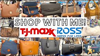 HANDBAG SHOPPING AT TJ MAXX & ROSS | designer purses, new handbags, shop with me, new arrivals