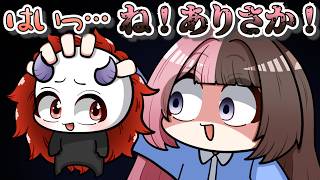 【手描き】自分の笑い声の評価をありさかさんに圧をかけて聞くひなーの【橘ひなのさん/八雲べにさん/ありさかさん/白雪レイドさん】【Escape from Tarkov】