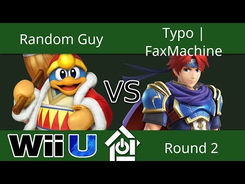 THGW 11/08/2016 - Random Guy (De De De) vs Typo | FaxMachine (Roy) - Smash 4 Round 2