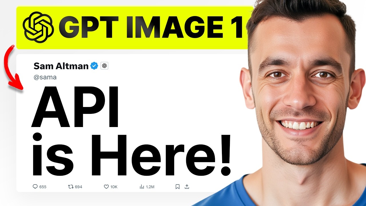 OpenAI gpt-image-1 API: Build INSANE AI Image Apps 🤯
