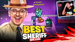 BEST SHERIFF WIN EVER IN AMONG US 😎