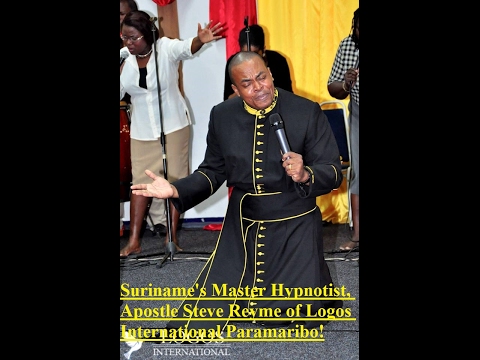 Hypnotic techniques used in the 'church' in Suriname by Steve Reyme, Benny Hinn's Lacky.