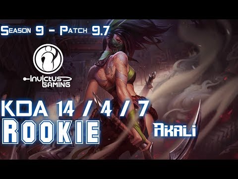 IG Rookie AKALI vs TALIYAH Mid - Patch 9.7 KR Ranked