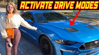 How to Program Drive Modes 8" Screen 2020 FORD MUSTANG GT | S550 Track & Sport Mode FORSCAN