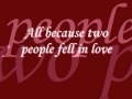 Brad Paisley - Two People Fell In Love with ...