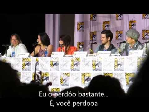 "Get a room" Lana Parrilla, Robert Carlyle and Emilie de Ravin  Legendado PT-BR na Comic Con 2013