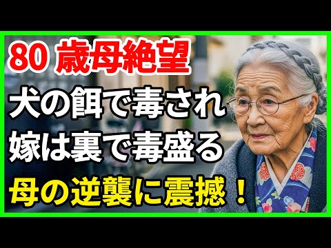 80歳の母が衝撃…長年にわたり嫁から“犬用フード”で毒されていたと知り、恐怖の瞬間、最後の決断が下され、誰もが息を呑む展開に！ #人生の教訓 #老年物語 #人生の知恵 #高齢者の知恵