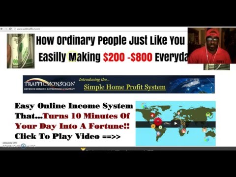 Easy Risk Free Ways To Make Money Online  With Traffic Monsoon - FREE Video Details!