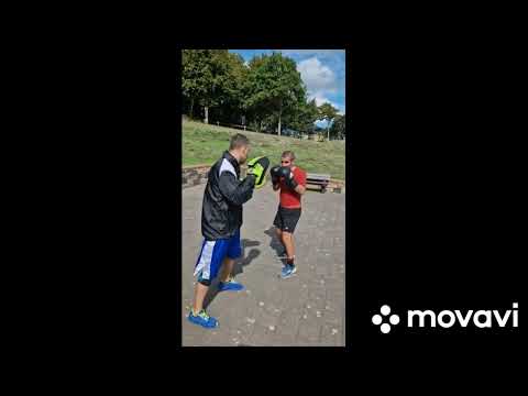 Saturday sparring outdoor training in #jersey #boxing #poland #fitness