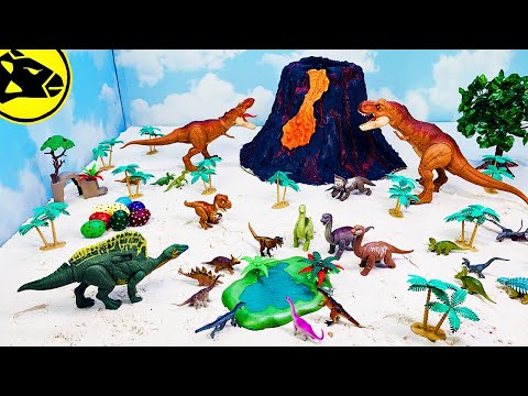 Epic Dinosaur Volcano Island