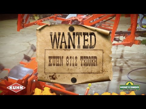 Kuhn 8712 Tedder pre-delivery completed after-hours