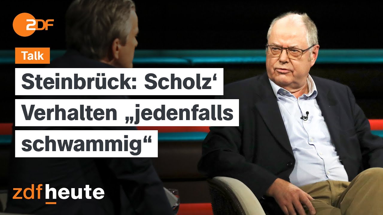 Verströmt Scholz Gefühle von Unsicherheit, Herr Steinbrück? | Markus Lanz vom 03. Dezember 2024