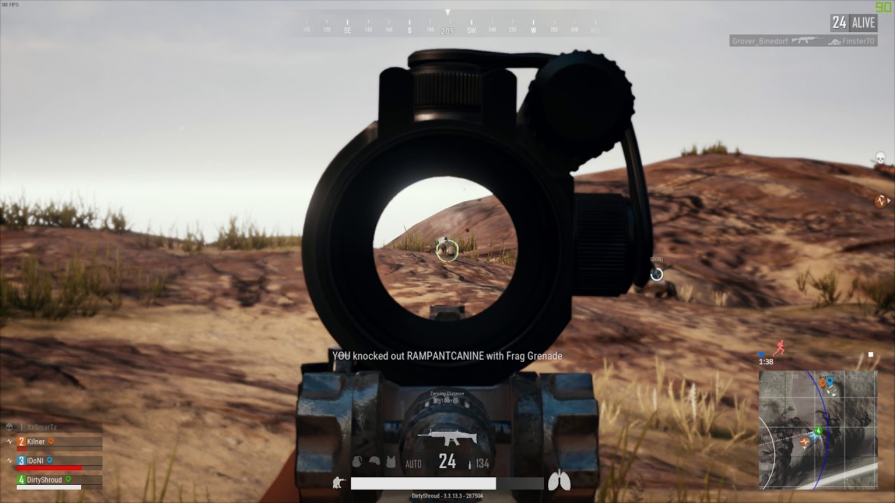 -[PUBG]- Underhand grenade toss | ThatDIrty