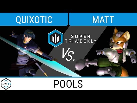 UCSD STW 4 - Quixotic (Marth) vs. Matt (Fox) - SSBM Pool 4 WQF - Smash Melee