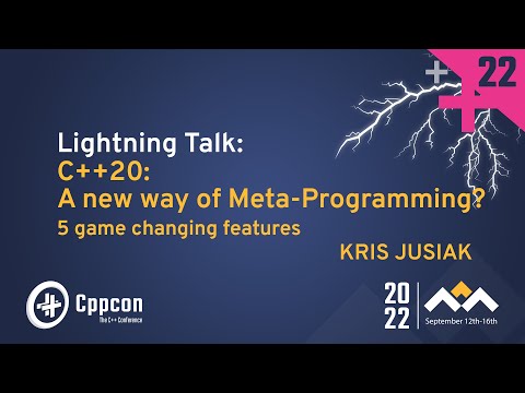 Lightning Talk: C++20 - A New Way of Meta-Programming? - Kris Jusiak - CppCon 2022