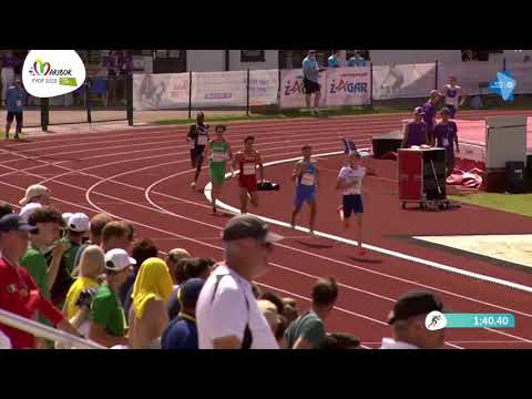 EYOF 2023 Maribor - U18M 800m Q H1 (ITA: Mattia De Rocchi)