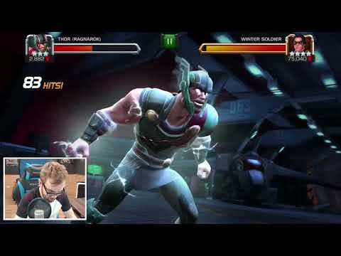 Thor (Ragnarok) Rank Up & Gameplay - First Impressions -Marvel Contest Of Champions