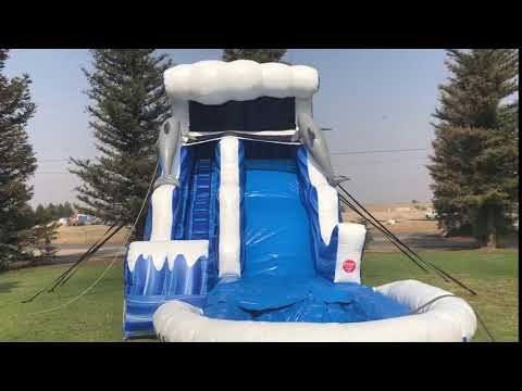 18’ Dolphin Water Slide