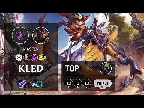 Kled Top vs Singed - KR Master Patch 10.9