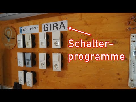 Switch designs from GIRA