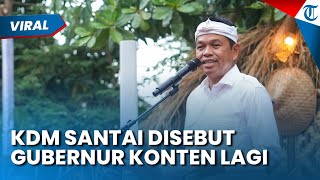 DEDI MULYADI DISEBUT LAGI JADI "GUBERNUR KONTEN" dan Penuh Pencitraan, Beri Respons Santai