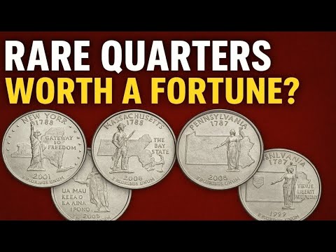 TOP 4 Most Valuable US State Quarter - Rare Error 1999 Pennsylvania Quarter Worth Money?