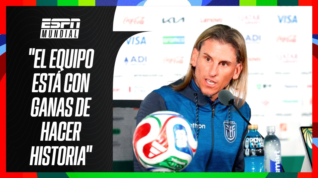"QUEREMOS JUGAR UN QUINTO PARTIDO", BECCACECE HABLÓ EN LA PREVIA DEL MÉXICO-ECUADOR | ⚽ #ESPNMundial