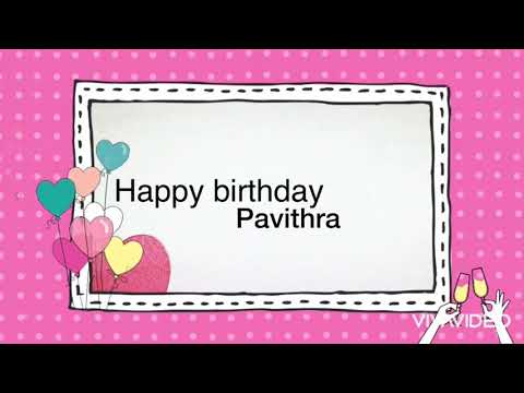 Happy Birthday Pavithra