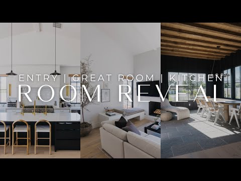 Room Reveal: Entry, Great Room, and Kitchen | THELIFESTYLEDCO #theODLhouse
