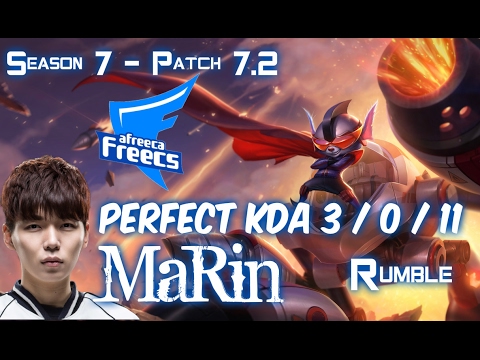 AFs MaRin RUMBLE vs NAUTILUS Top - Patch 7.2 KR Ranked