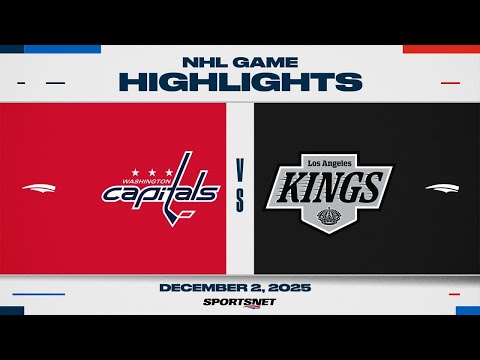 NHL Highlights | Capitals vs. Kings - December 2, 2025