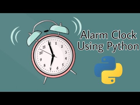 Alarm Clock Using Python With Source Code Python Projects For Beginners In Hindiurdu