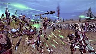 Elven Archers vs Everything - Realm of the Wood Elves Warhammer Total War