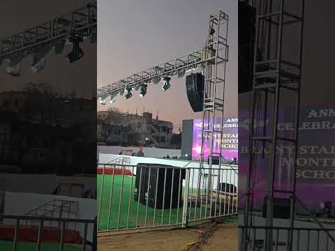 Truss Lighting sound  school annual day #celebration#sound#lighting#truss#viral#school#shorts