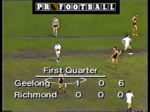 1986 Round 22 - Richmond v Geelong (ProFootball)