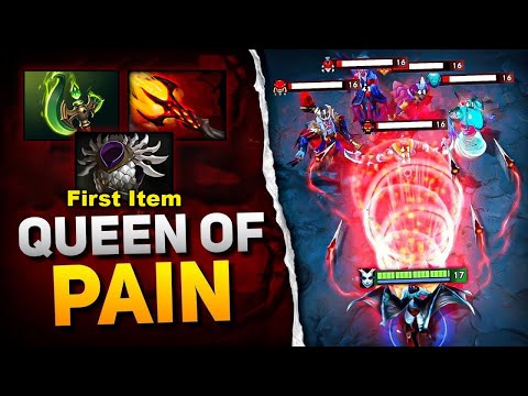First Item Blade Mail Queen of Pain 41 Kills Parasma + Dagon One Shot 1560XPM Dota 2