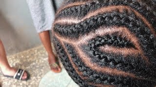 NEW TECHNIQUE of doing CORNROWS - HOW TO
