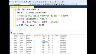 UPDATE multiple values in SQL