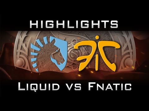 -5 comeback by Fnatic vs Liquid from 11:27 @ The International 2016, Play-off, R3 LB #TI2016 #TI6