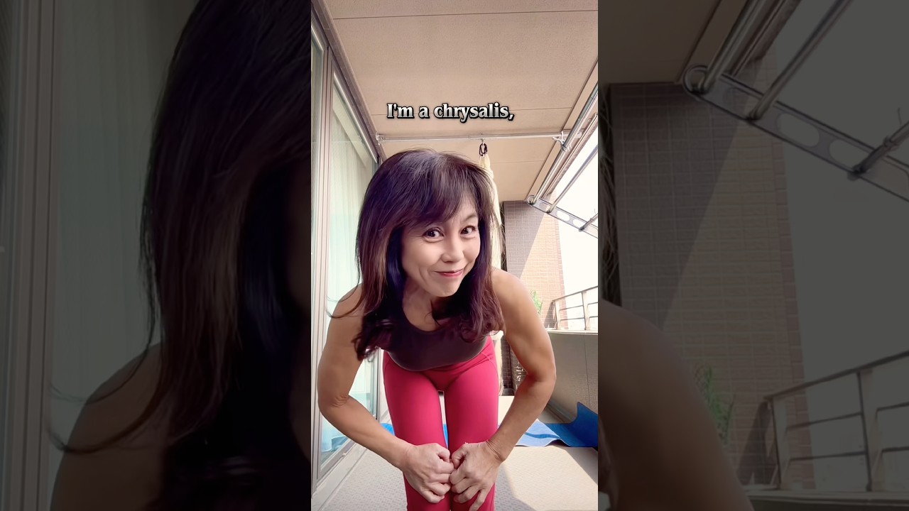 Before becoming a butterfly #aerialyoga #hammock