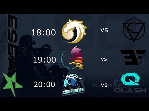 exCyberwolves vs QLASH | ESEA Season 35: Advanced Division - Europe (BO1) 20:00 @Mihazzz