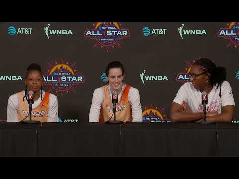 Caitlin Clark, Aliyah Boston & Tiffany Mitchell Media Circuit (All-Star Weekend)