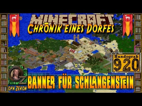 Minecraft #920-Chronik eines Dorfes-Banner für Schlangenstein[HD+Deutsch]