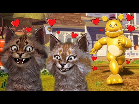 MY GIRLFRIEND AND I PLAYED HELLO FREDDYBOR NEIGHBOR - UNCLE BECAME FREDDYBOR.