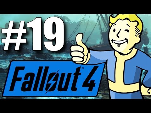 Fallout 4 Far Harbor DLC - Part 19 - Downed Planes and Drive-In Movies! (New Survival Mode)