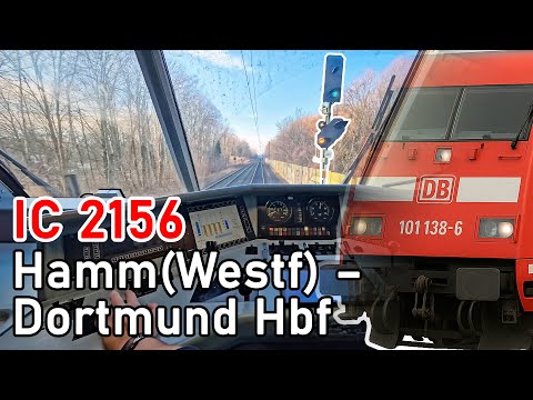 Signalstörung auf der überlasteten Strecke! | IC 2156 Hamm(Westf)–Dortmund | Baureihe 101-Mitfahrt