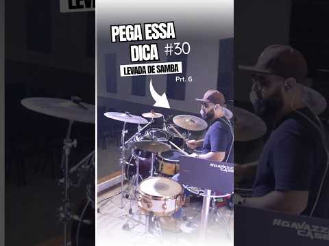 Pega essa Dica #30 - Levada de Samba Prt. 6 #sambadrum #groove #aula #shortdrummer 🎶🎵🥁