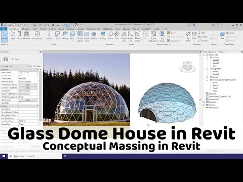 Advanced Revit Massing: Glass Dome House Step-by-Step Guide